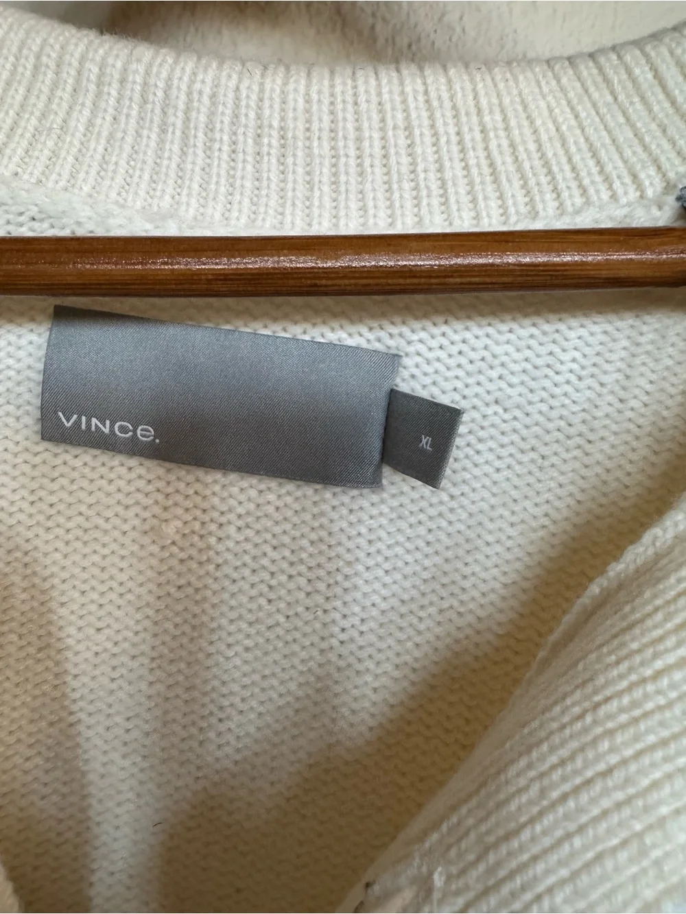 Vince cream knit